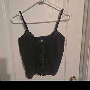 Idyllwind Black Lace Cami Top